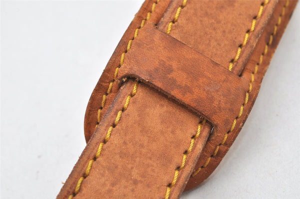 Authentic Louis Vuitton Leather Shoulder Strap Beige 40-47" LV 4953K