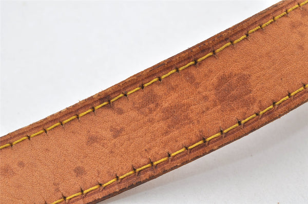 Authentic Louis Vuitton Leather Shoulder Strap Beige 40-47" LV 4953K