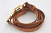 Authentic Louis Vuitton Leather Shoulder Strap Beige 40-47" LV 4953K