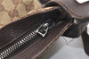 Authentic GUCCI Shoulder Cross Body Bag GG Canvas Leather 122793 Brown 4954J