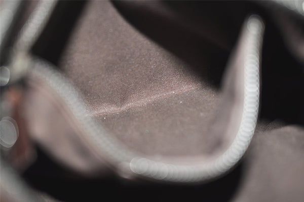 Authentic GUCCI Shoulder Cross Body Bag GG Canvas Leather 122793 Brown 4954J