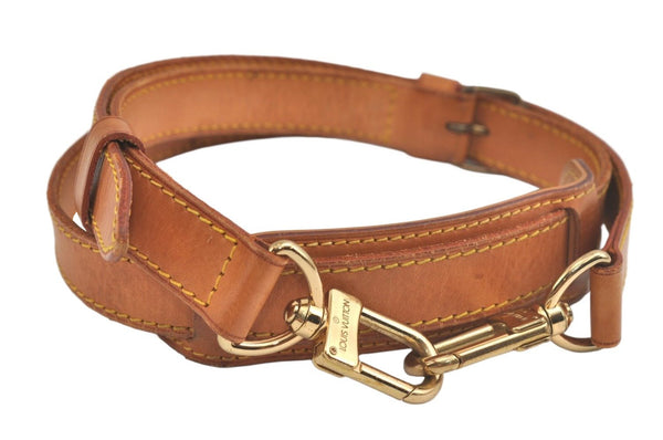 Authentic Louis Vuitton Leather Shoulder Strap Beige 40.9-47.8" LV 4954K