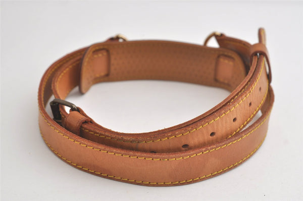 Authentic Louis Vuitton Leather Shoulder Strap Beige 40.9-47.8" LV 4954K