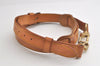 Authentic Louis Vuitton Leather Shoulder Strap Beige 40.9-47.8" LV 4954K