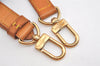 Authentic Louis Vuitton Leather Shoulder Strap Beige 40.7-47.6" LV 4955K