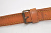 Authentic Louis Vuitton Leather Shoulder Strap Beige 40.7-47.6" LV 4955K