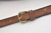Authentic GUCCI Web Sherry Line Shoulder Crossbody Bag Purse Leather Brown 4957J
