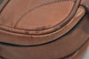 Authentic GUCCI Web Sherry Line Shoulder Crossbody Bag Purse Leather Brown 4957J