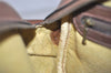 Authentic GUCCI Web Sherry Line Shoulder Crossbody Bag Purse Leather Brown 4957J