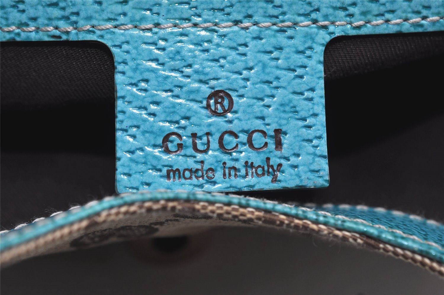 Authentic GUCCI Jackie Shoulder Tote Bag GG Canvas Leather 124407 Brown 4958J