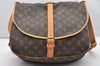 Authentic Louis Vuitton Monogram Saumur 35 Shoulder Cross Bag M42254 LV 4963K