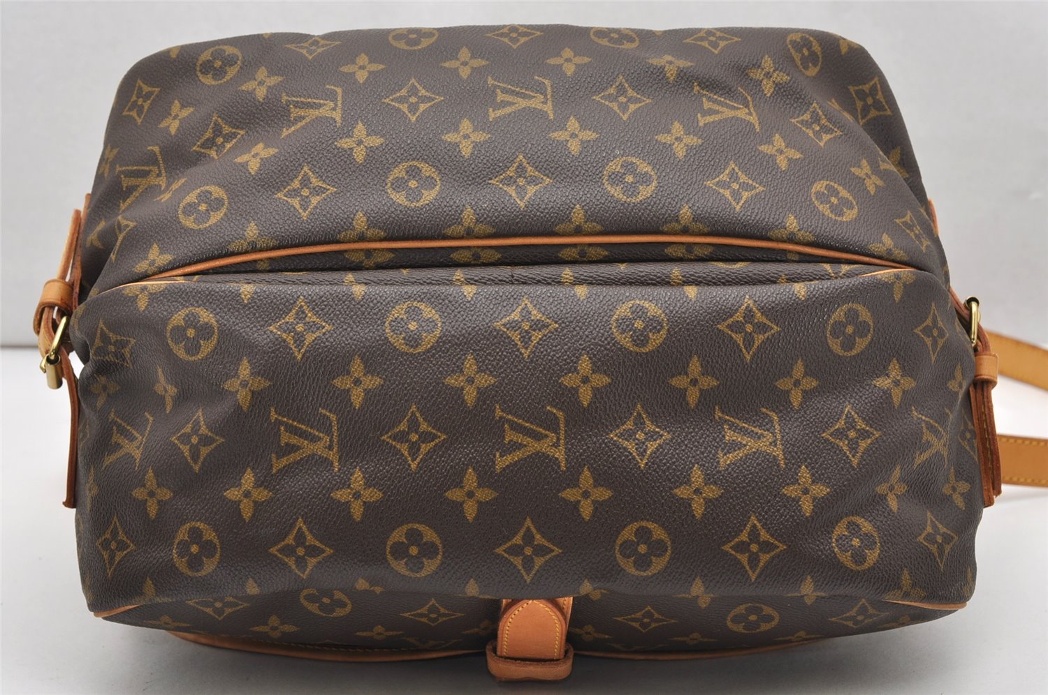 Authentic Louis Vuitton Monogram Saumur 35 Shoulder Cross Bag M42254 LV 4963K