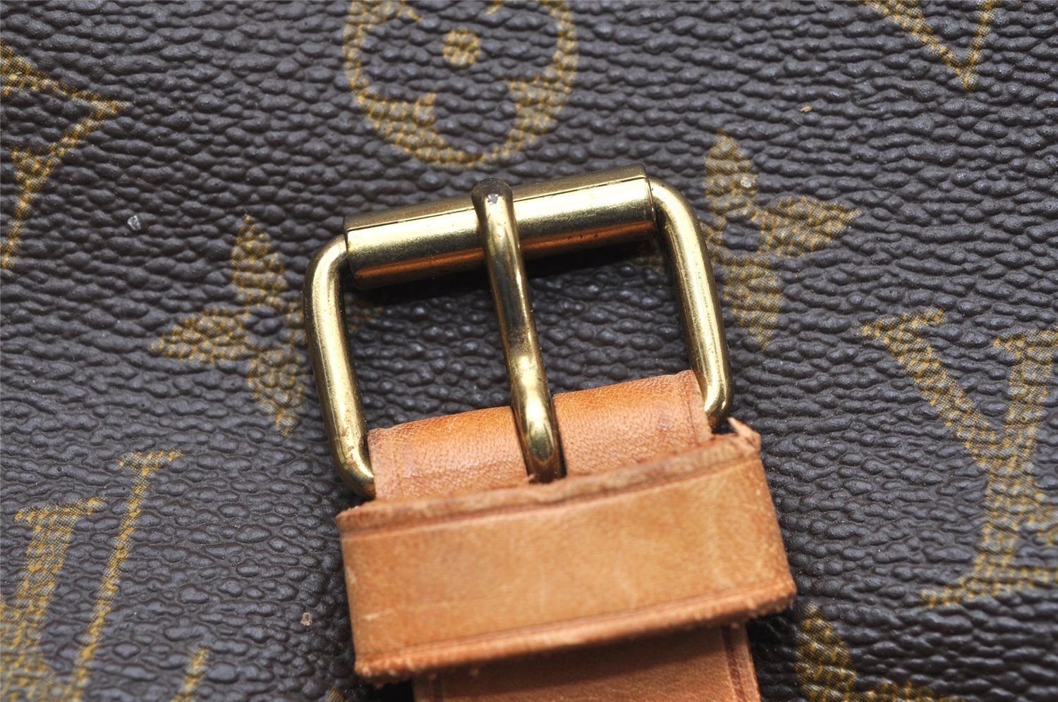 Authentic Louis Vuitton Monogram Saumur 35 Shoulder Cross Bag M42254 LV 4963K