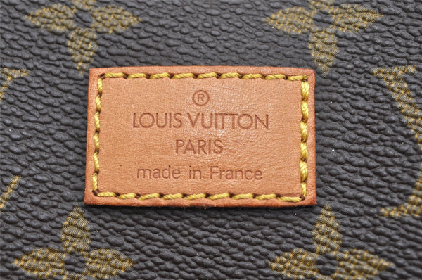 Authentic Louis Vuitton Monogram Saumur 35 Shoulder Cross Bag M42254 LV 4963K