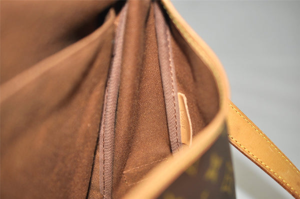 Authentic Louis Vuitton Monogram Saumur 35 Shoulder Cross Bag M42254 LV 4963K