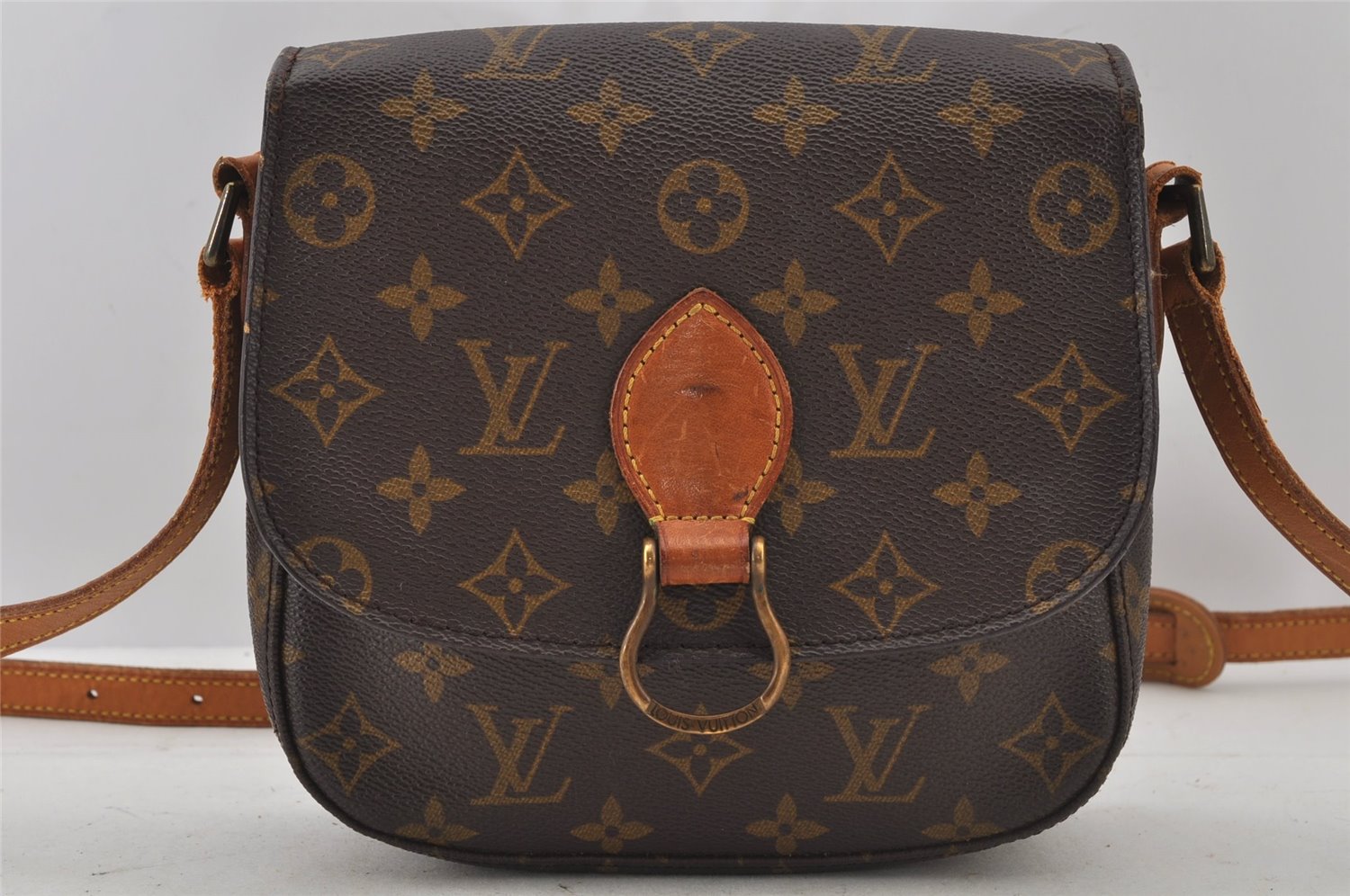 Authentic Louis Vuitton Monogram Saint Cloud MM M51243 Shoulder Cross Bag 4965J