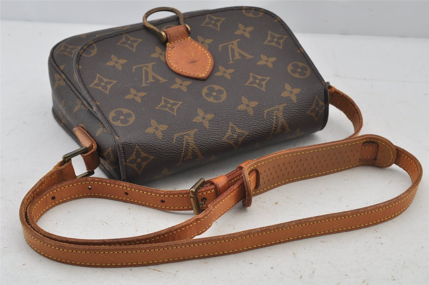 Authentic Louis Vuitton Monogram Saint Cloud MM M51243 Shoulder Cross Bag 4965J