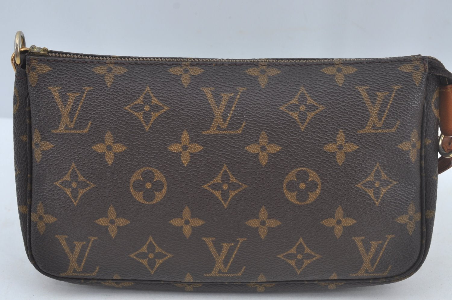 Authentic Louis Vuitton Monogram Pochette Accessoires Pouch M51980 Junk 4965K