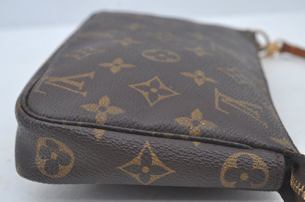 Authentic Louis Vuitton Monogram Pochette Accessoires Pouch M51980 Junk 4965K