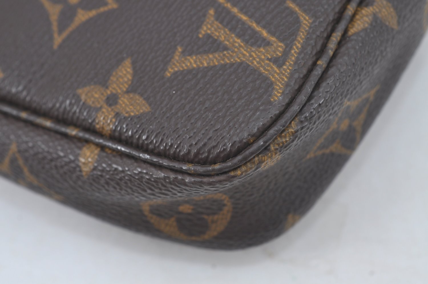 Authentic Louis Vuitton Monogram Pochette Accessoires Pouch M51980 Junk 4965K