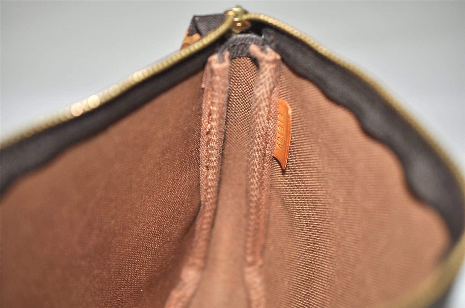 Authentic Louis Vuitton Monogram Pochette Accessoires Pouch M51980 Junk 4965K