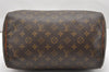 Authentic Louis Vuitton Monogram Speedy 30 Hand Boston Bag M41526 LV Junk 4966K