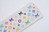 Authentic Louis Vuitton Monogram Multicolor Bandeau Scarf White M71991 LV 4967H