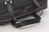 Authentic GIVENCHY Vintage Tassel Canvas Leather Hand Bag Purse Black 4967J