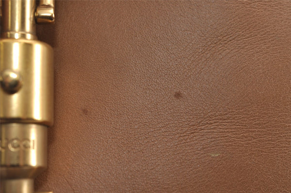 Authentic GUCCI Jackie Vintage Shoulder Hand Bag Leather 120888 Brown 4968J