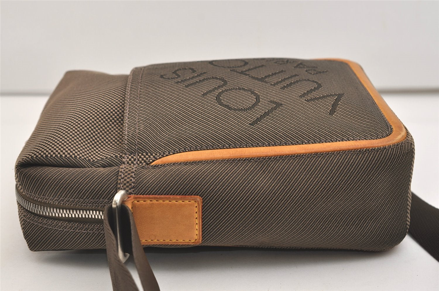 Authentic Louis Vuitton Damier Geant Citadin MM Shoulder Bag M93040 Brown 4969J