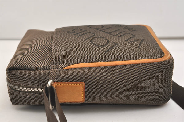 Authentic Louis Vuitton Damier Geant Citadin MM Shoulder Bag M93040 Brown 4969J