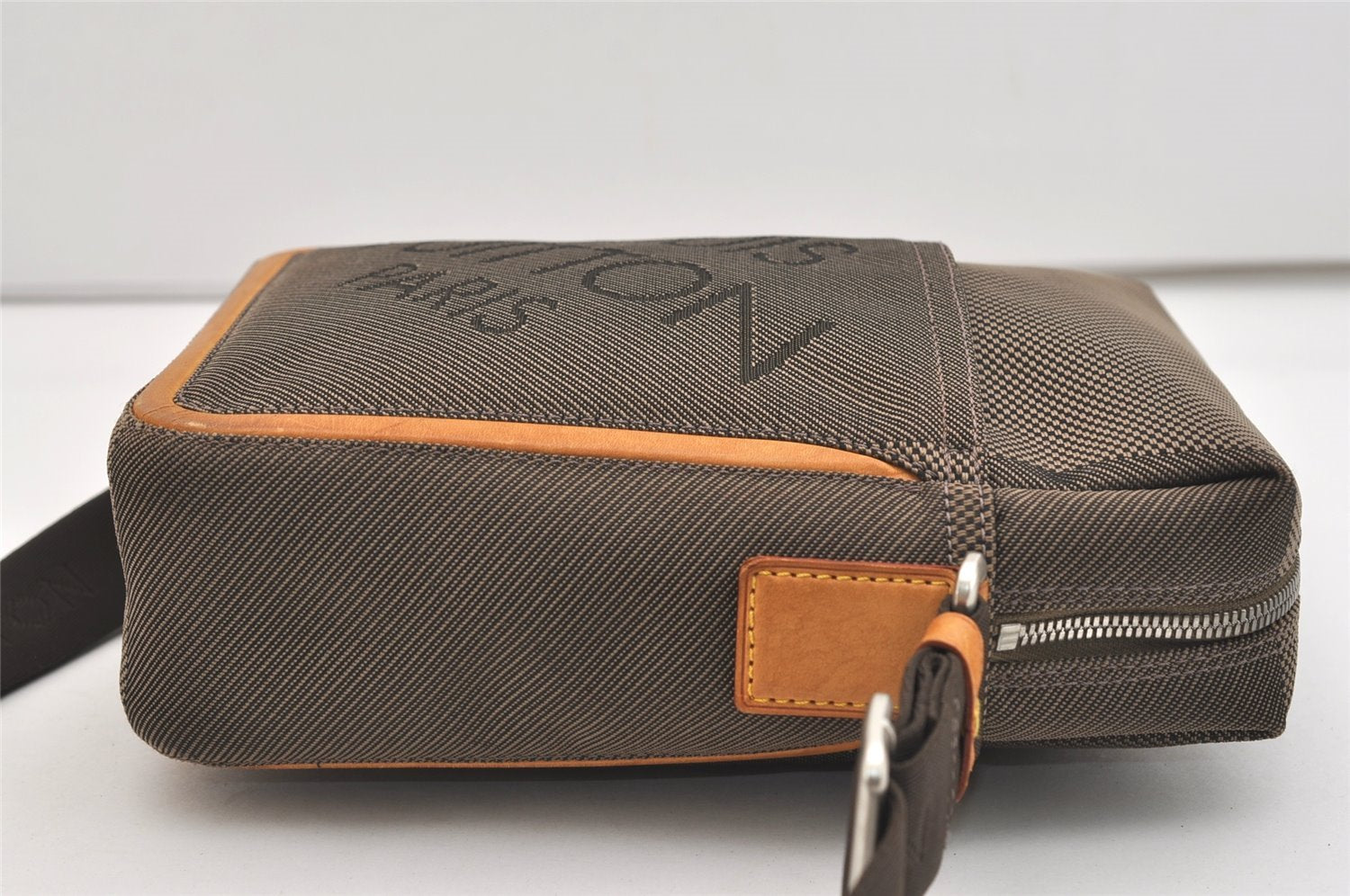 Authentic Louis Vuitton Damier Geant Citadin MM Shoulder Bag M93040 Brown 4969J