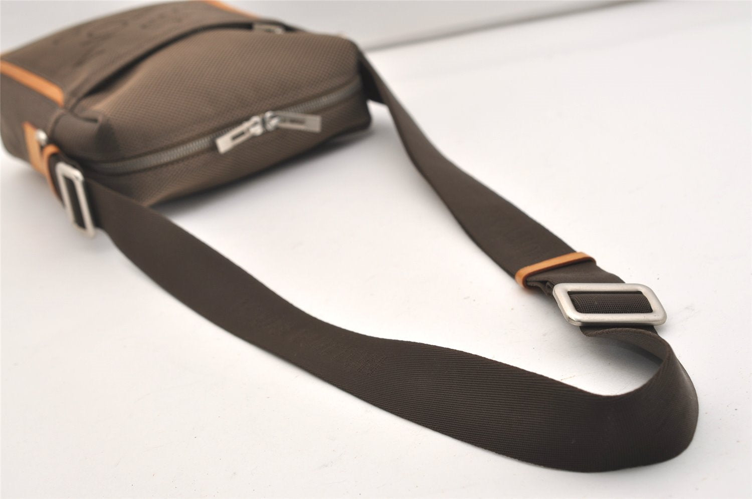 Authentic Louis Vuitton Damier Geant Citadin MM Shoulder Bag M93040 Brown 4969J