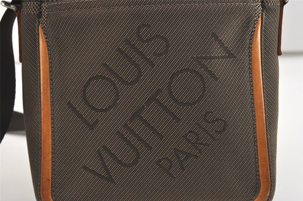 Authentic Louis Vuitton Damier Geant Citadin MM Shoulder Bag M93040 Brown 4969J