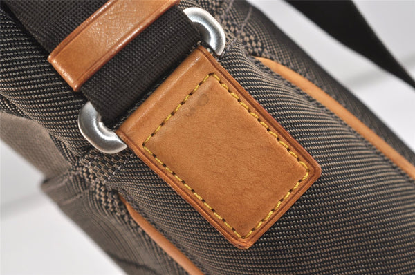 Authentic Louis Vuitton Damier Geant Citadin MM Shoulder Bag M93040 Brown 4969J