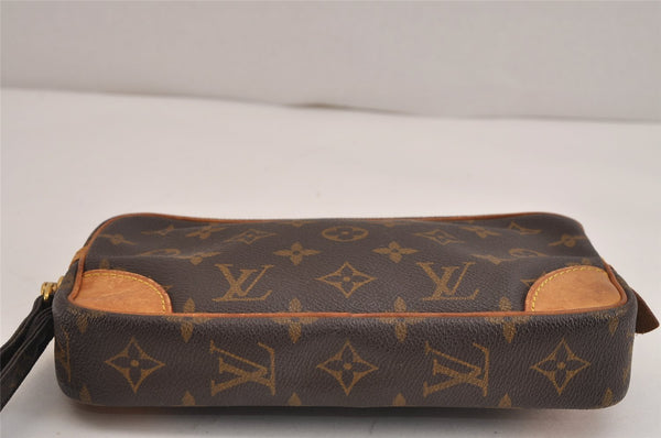 Authentic Louis Vuitton Monogram Marly Dragonne PM M51827 Clutch Hand Bag 4970J