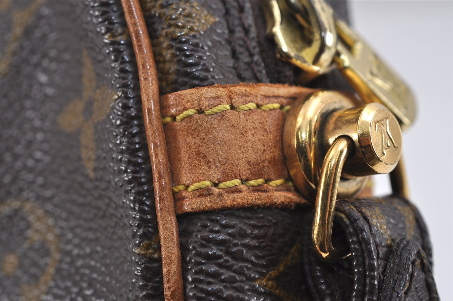 Authentic Louis Vuitton Monogram Marly Dragonne PM M51827 Clutch Hand Bag 4970J