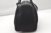 Authentic Christian Dior Trotter Street Chic Hand Bag Canvas Leather Black 4970K