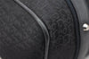 Authentic Christian Dior Trotter Street Chic Hand Bag Canvas Leather Black 4970K