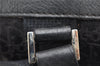Authentic Christian Dior Trotter Street Chic Hand Bag Canvas Leather Black 4970K