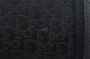 Authentic Christian Dior Trotter Street Chic Hand Bag Canvas Leather Black 4970K