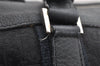 Authentic Christian Dior Trotter Street Chic Hand Bag Canvas Leather Black 4970K