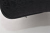 Authentic Christian Dior Trotter Street Chic Hand Bag Canvas Leather Black 4970K