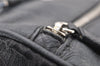 Authentic Christian Dior Trotter Street Chic Hand Bag Canvas Leather Black 4970K
