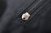 Authentic Christian Dior Trotter Street Chic Hand Bag Canvas Leather Black 4970K