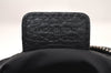 Authentic Christian Dior Trotter Street Chic Hand Bag Canvas Leather Black 4970K