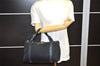 Authentic Christian Dior Trotter Street Chic Hand Bag Canvas Leather Black 4970K