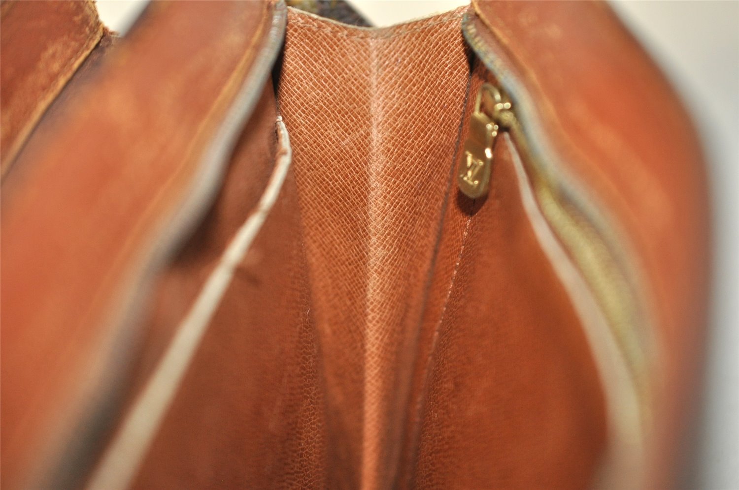 Authentic Louis Vuitton Monogram Enghien Shoulder Cross Bag M51205 LV Junk 4971I