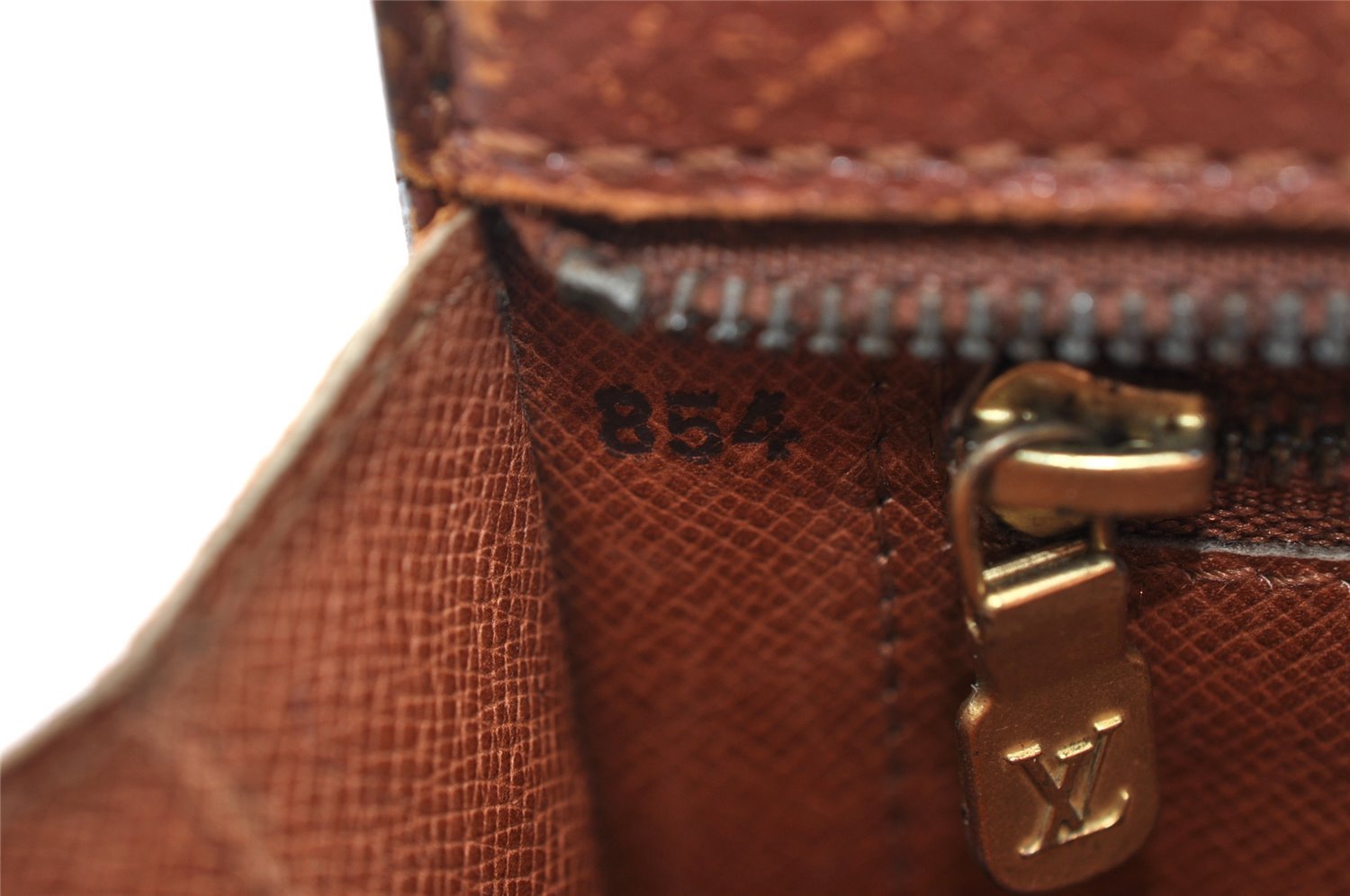 Authentic Louis Vuitton Monogram Enghien Shoulder Cross Bag M51205 LV Junk 4971I