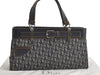 Authentic Christian Dior Trotter Vintage Hand Bag Denim Leather Blue 4971K